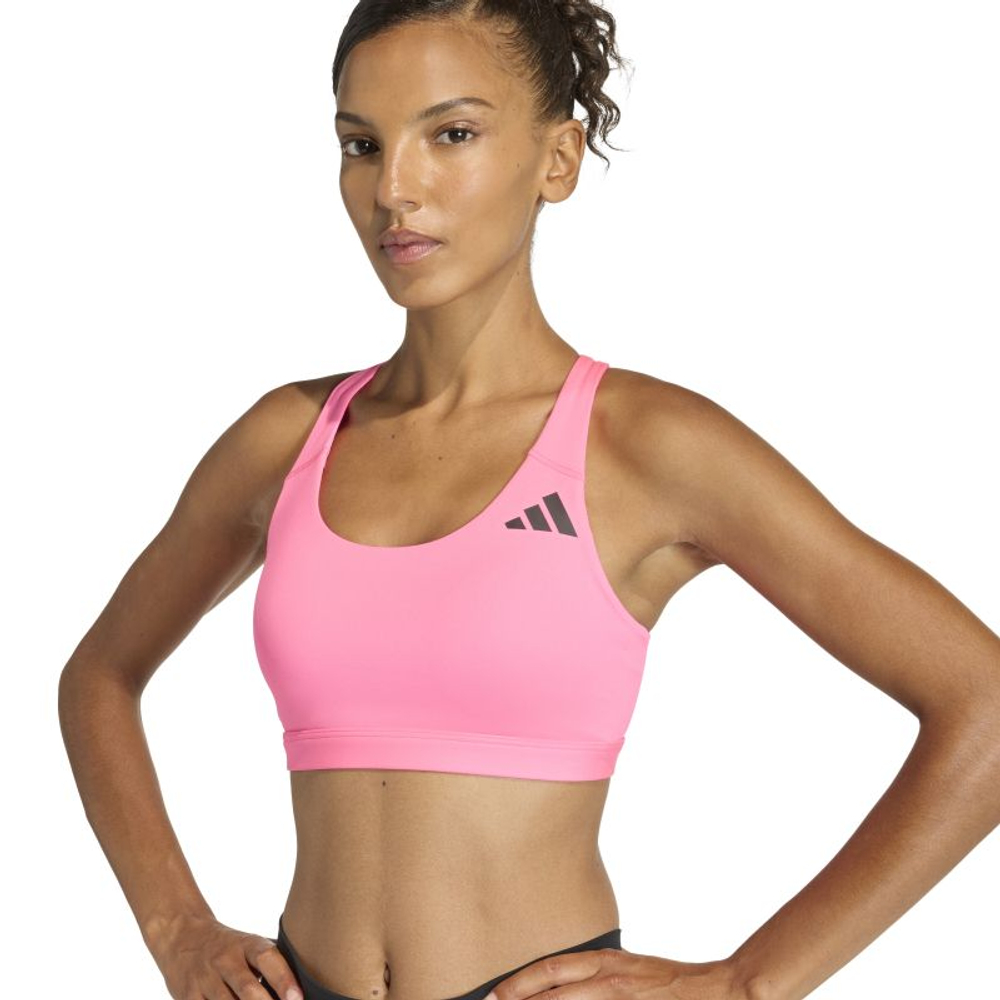ТОП теннисный Adidas Optime Essentials Medium Support - lucid pink