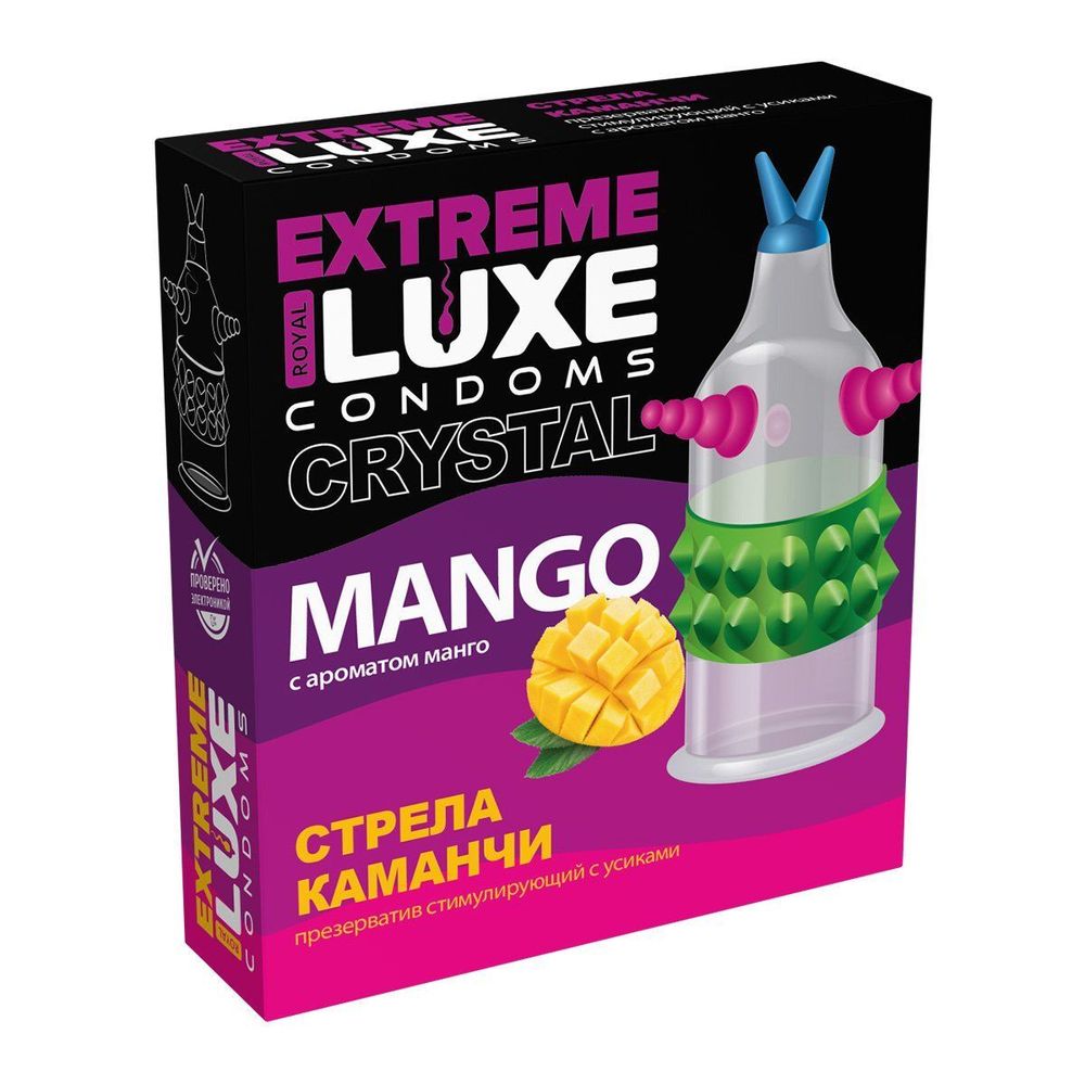 Презервативы LUXE/Презервативы Luxe, extreme, «Стрела команчи», манго, 18 см, 5,2 см, 1 шт.