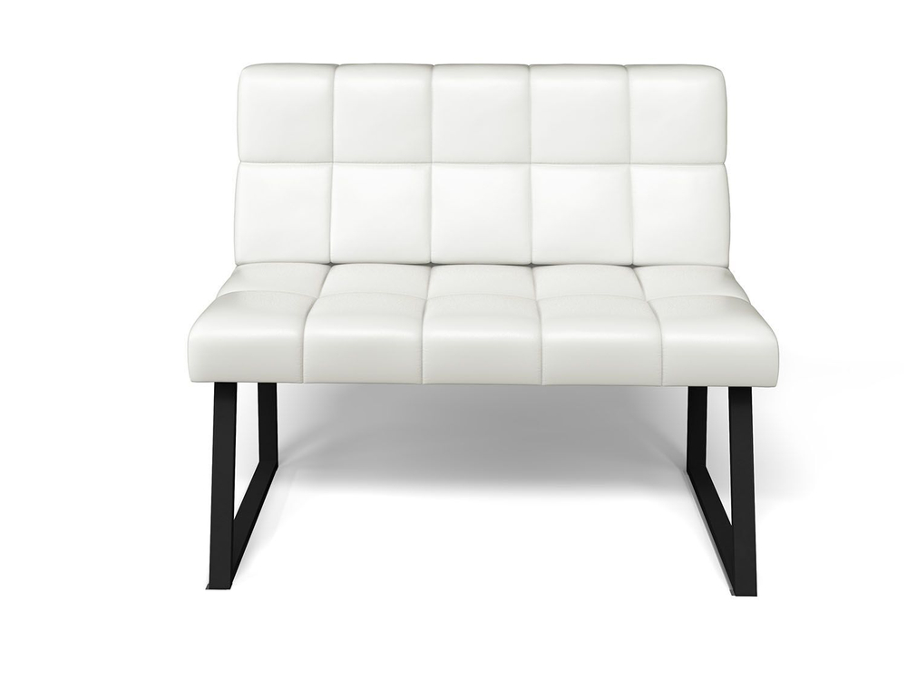 Кухонный диван Реал МД 1100 Милк/Черный муар