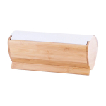 Хлебница бамбук, нержавеющая сталь, 35х25х16 см, в асс, Kamille, 1113