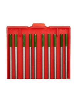 Электроды вольфрамовые (WP-175; 2.4 мм; зеленый; АС; 10 шт) Gigant G-X-615