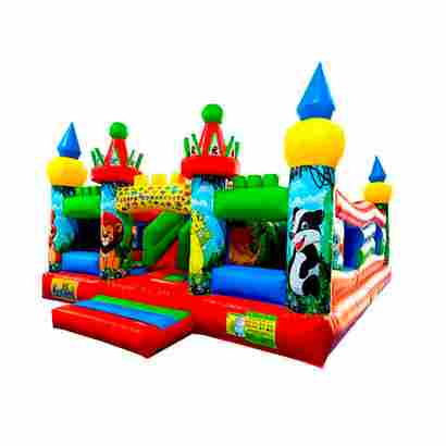 Коммерческий надувной батут "Сафари приключения" 6*5*2.8 м