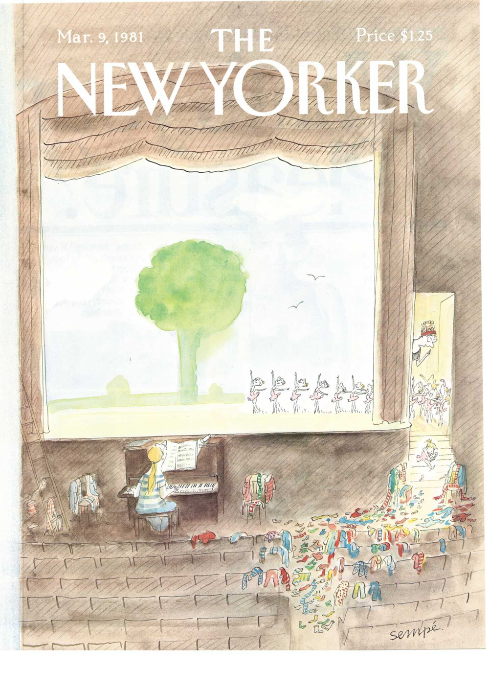 Журнал The New Yorker 09-03-1981, обложка