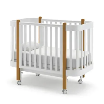 Детская кроватка с продольным маятником Гандылян Молли Белый Бук