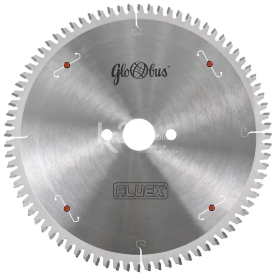 Диск пильный Globus по алюминию, цветным металлам 160х2,5/1,8х30 мм, Z=56, арт. PS415-0160-0001