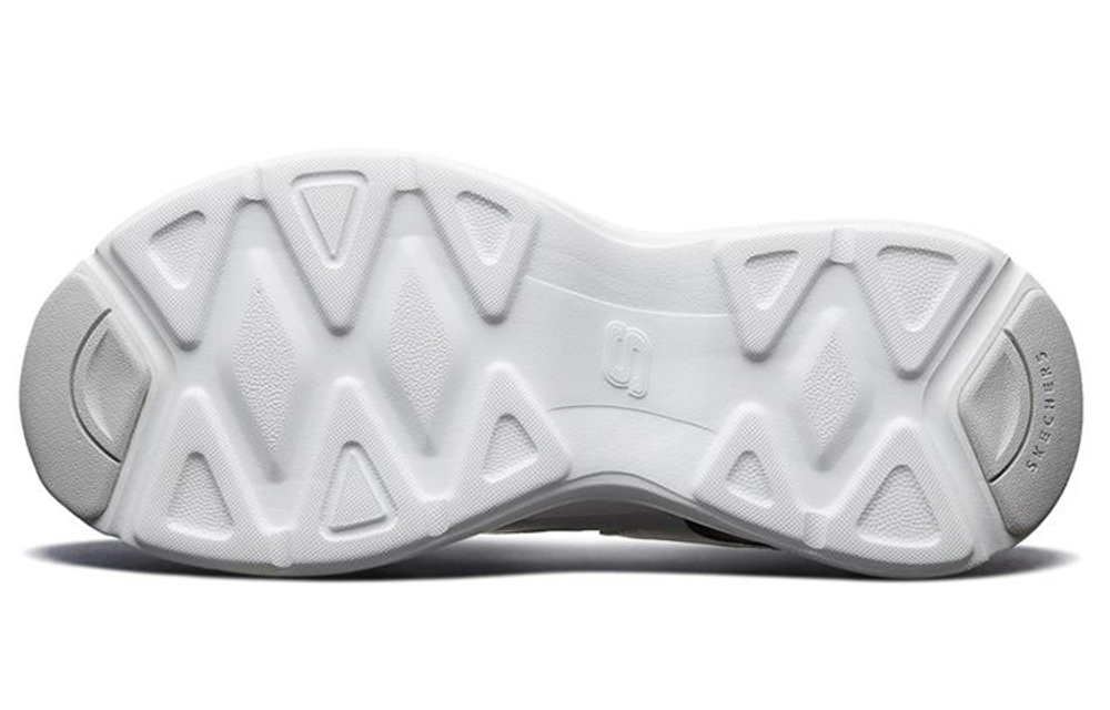 Skechers D"Lites Airy Low Top Running Shoes White/Black/Red