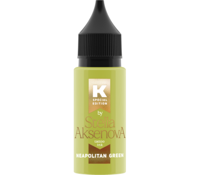 Neapolitan Green КРАСКА Tattoo Ink by Stella Aksenova