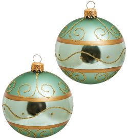 Элита НФШ-1435/1 Набор ел.украшений Шар 2шт «Волшебный» 80 мм