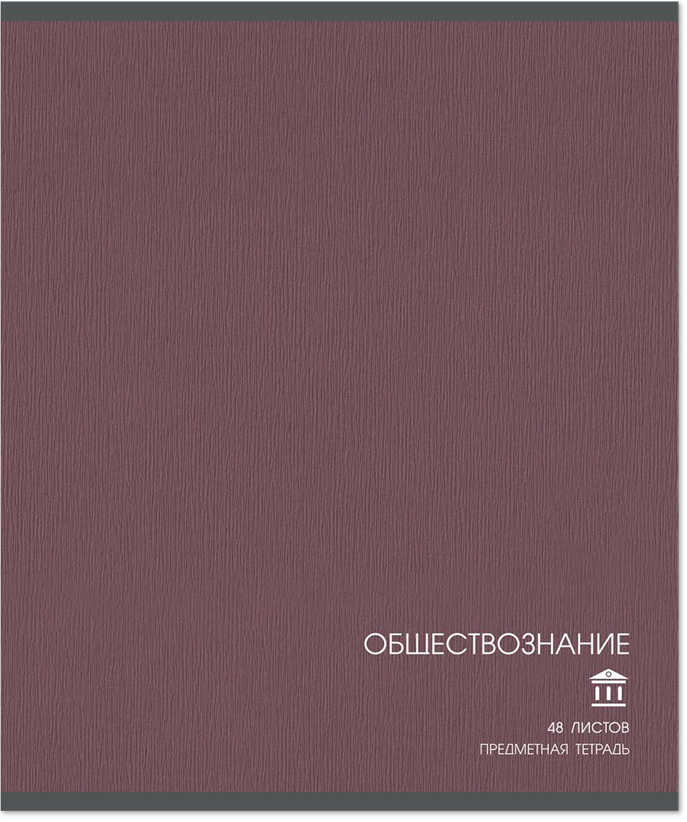 Тетрадь предметная 48 л., CLASSIC ОБЩЕСТВОЗНАНИЕ, клетка