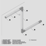Ввод питания правый Maytoni TRINITY TRA005B-31B-R