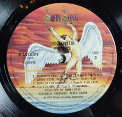 Винтажная виниловая пластинка LP Led Zeppelin Presence (Japan 1976) (No Obi) P-10160N EX