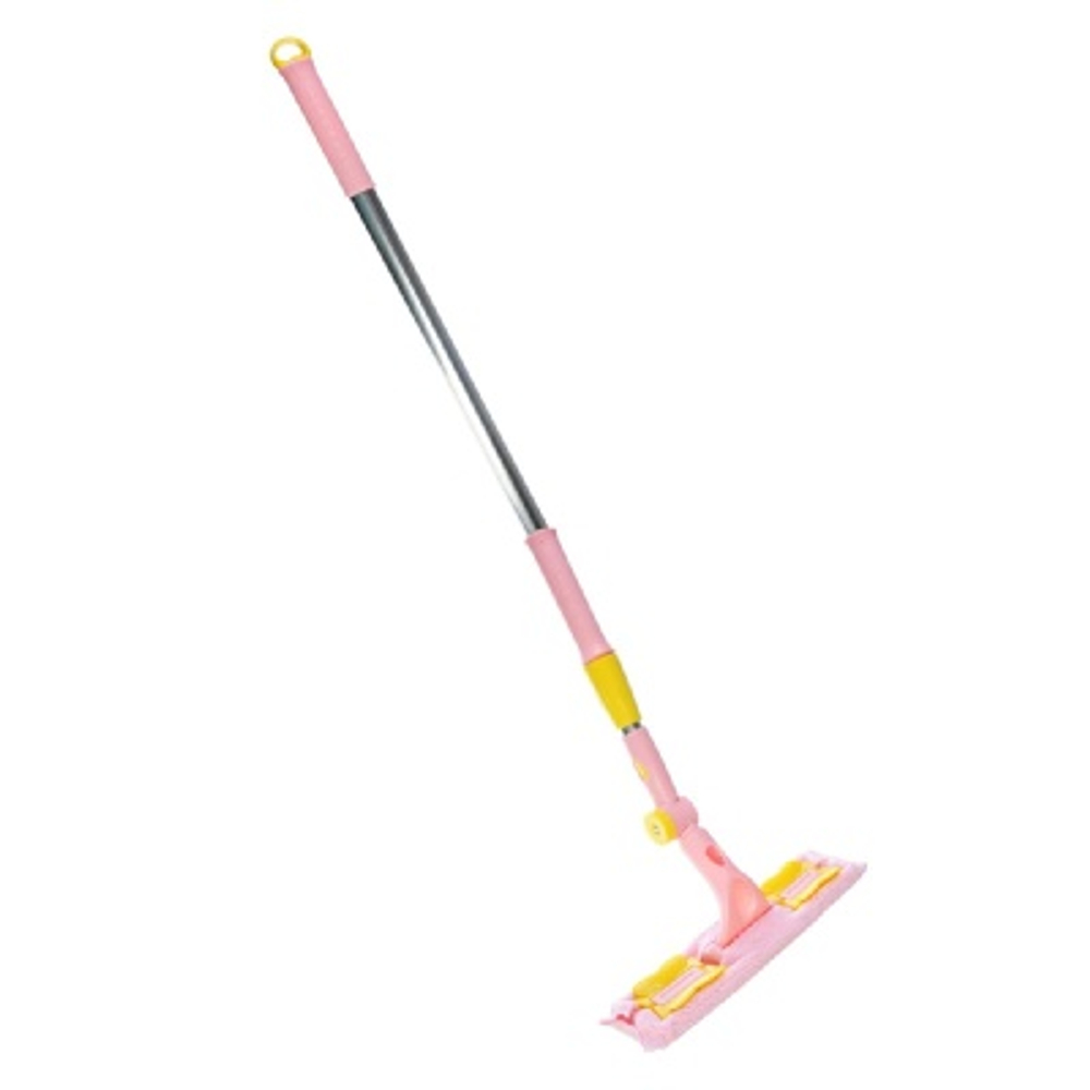 Окномойка со съемным скребком, доп. насадка из микрофибры 29см, телескоп. черенок 130см VETTA