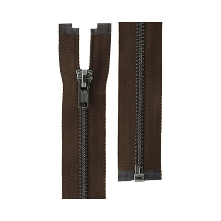 Молния Металл оксид (черный никель) , ZIP 5B, №295  однозамковая   100 см Тип 5 , разъёмная