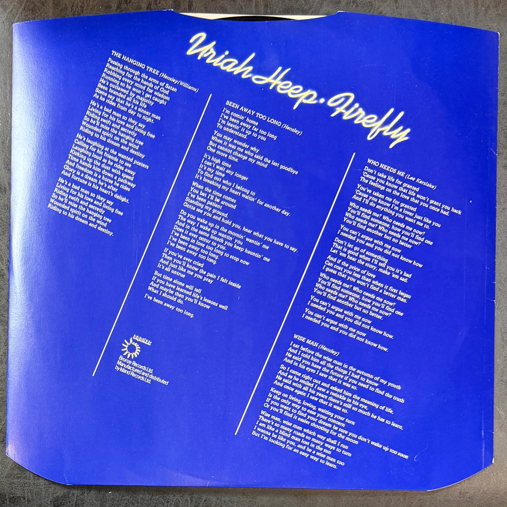 Uriah Heep - Firefly (Англия 1977г.)