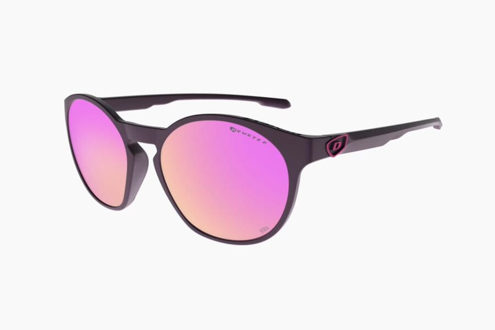 Спортивные очки Demetz Gain / Matte Purple Grey Polarized with Purple Mirror Cat.3