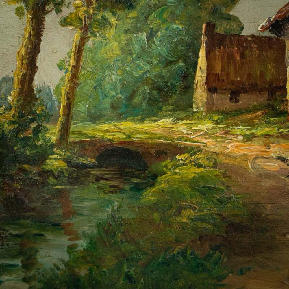 Винтажная картина «Летний день»