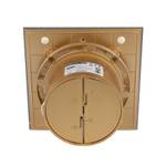 Вытяжной сверхмощный вентилятор ММ-Р 06 стекло квадрат 169 м³/час с обратным клапаном мозаика золото