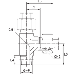 Штуцер FLC DL10 NPT1/4" (в сборе)