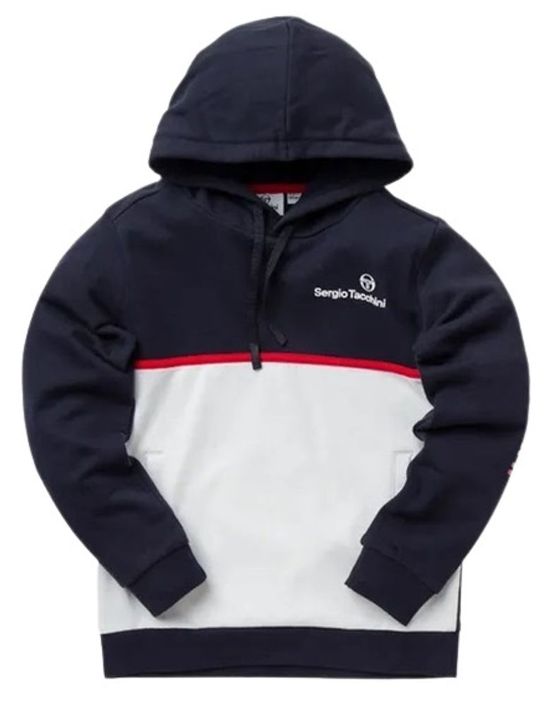 Кофта для мальчика теннисная Sergio Tacchini Nuro Jr Sweater - navy/red