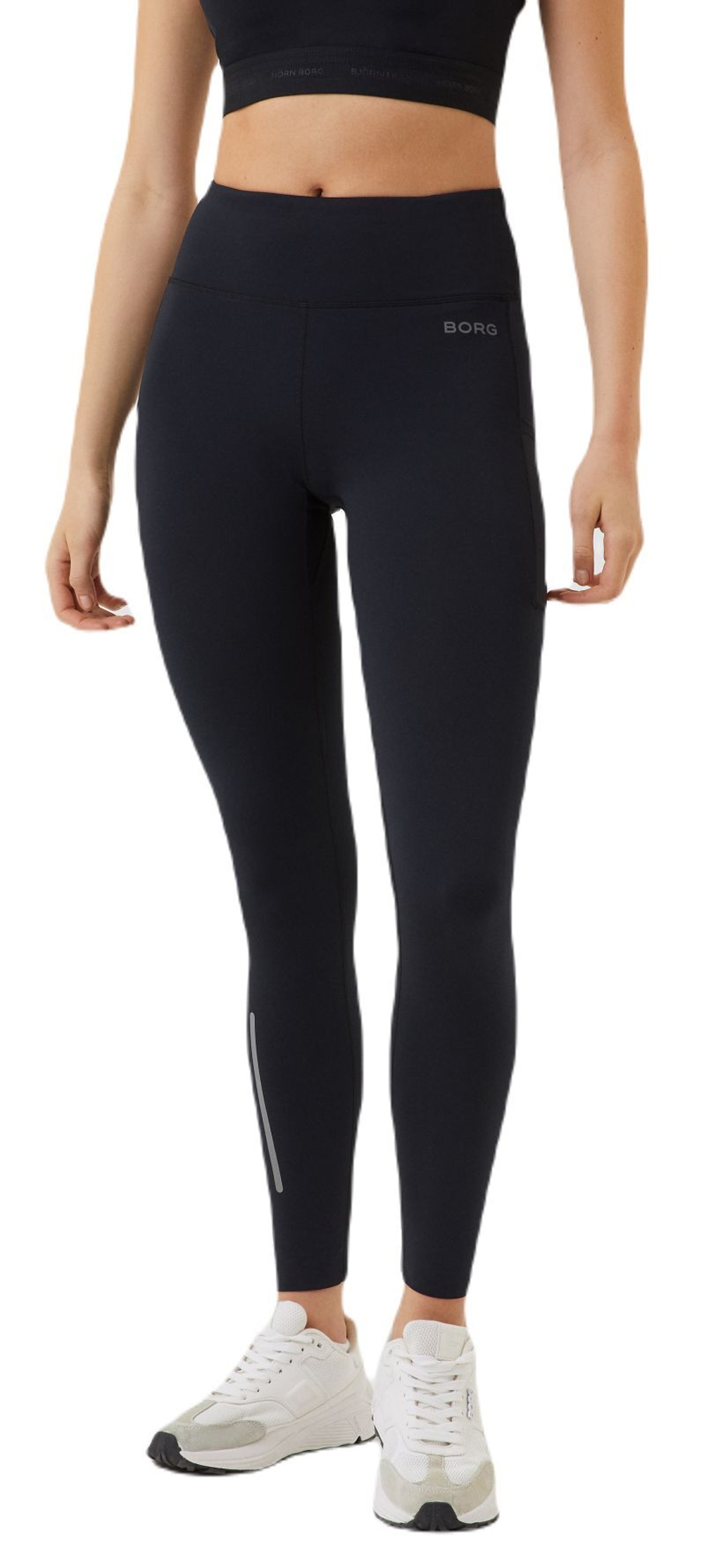 Leginsy Björn Borg Running Winter Tights - черный