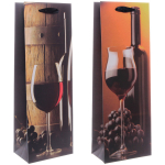 Пакет подарочный «Бокал» 36*12.5*10 см, микс