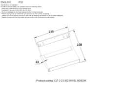 Светильник трековый магнитный Crystal Lux CLT 0.33 002 6W BL M3000K