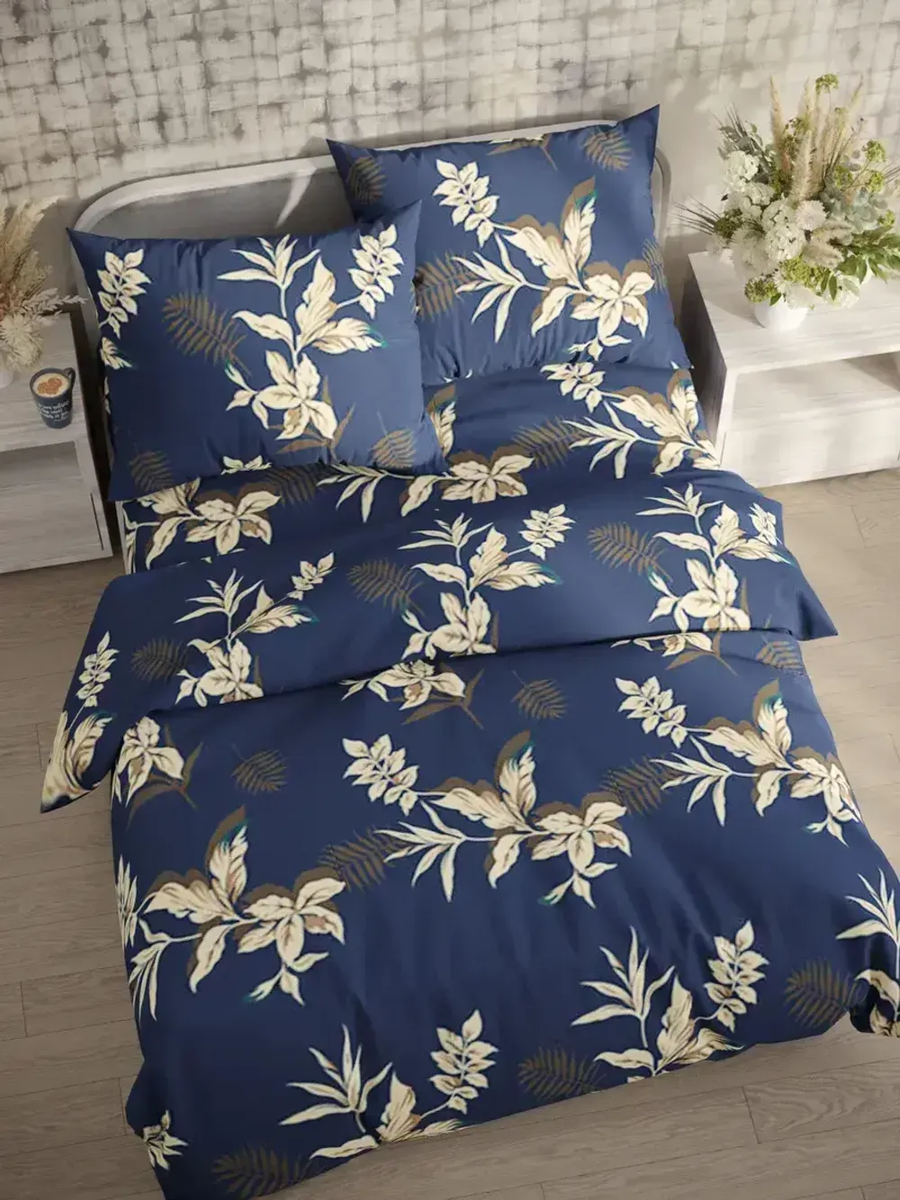 Наволочка комплект 2шт Полисатин Мечта "Picton" 50x70 см на молнии