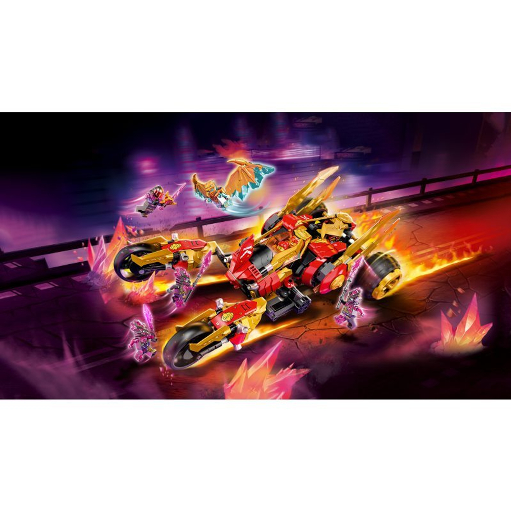 Конструктор LEGO Ninjago - Золотой всадник Кая на драконе 71773