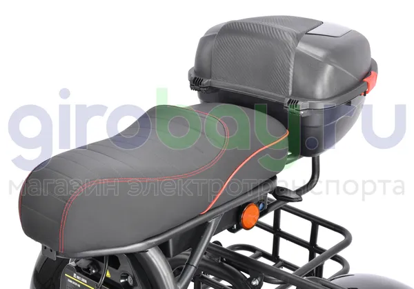 Электроскутер WHITE SIBERIA PRO TRIKE 3000W (Черный) фото №10