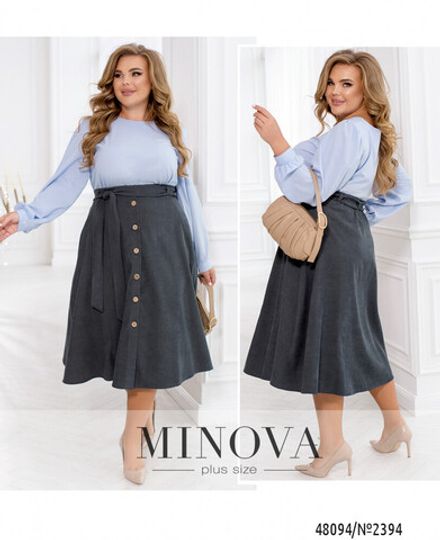 Юбка 2394-графит Minova Фото 1