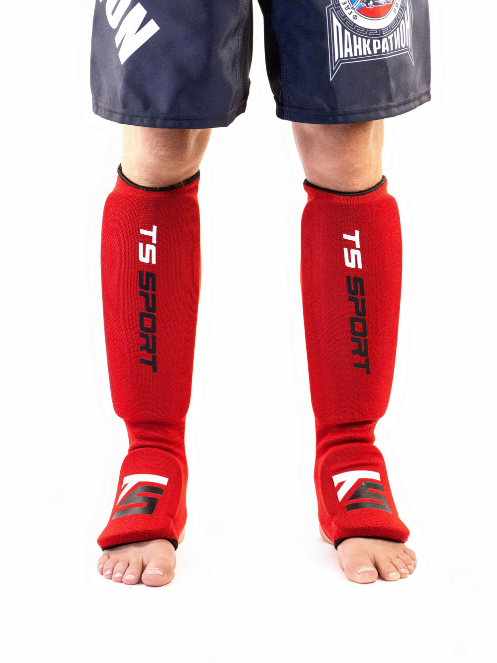 Защита голени чулок TS Sport ( Красный)