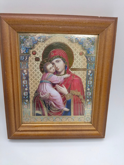 Владимирская Божья Матерь 14х12