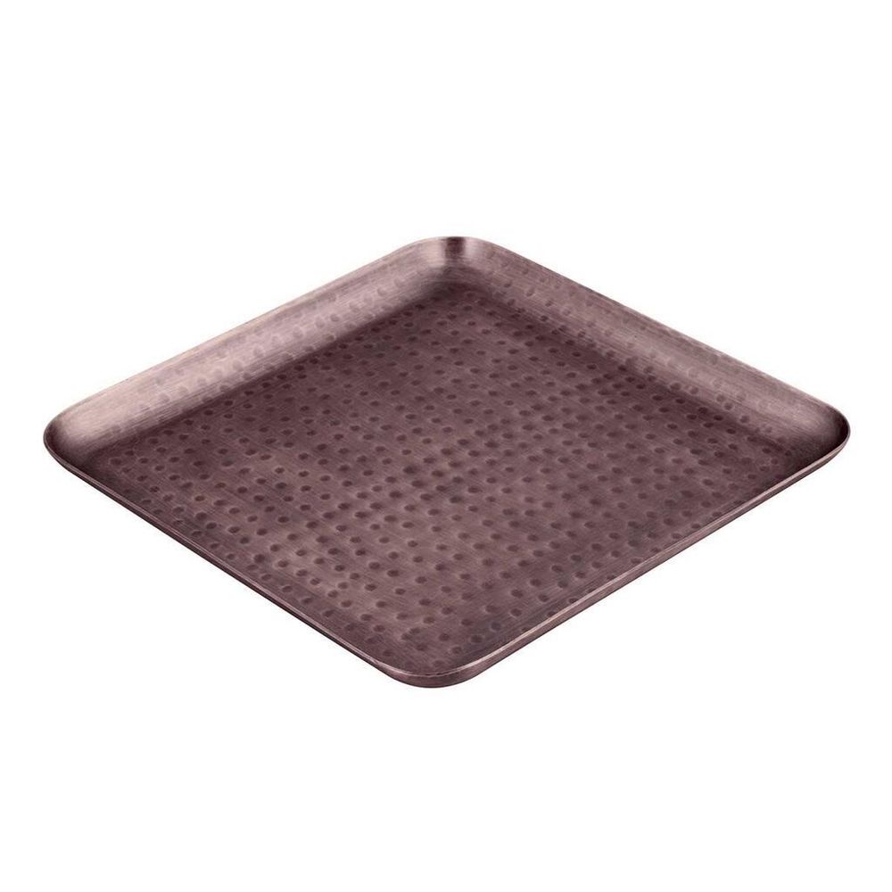 Блюдо квадратное 13*13 см (поднос) " " нерж. под медь P.L. Proff Cuisine