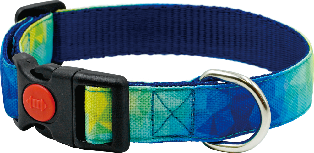 Ошейник ART LINE 15 мм капрон с принтом ТРИГОНОМЕТРИЯ, фастекс длина 18-25 см