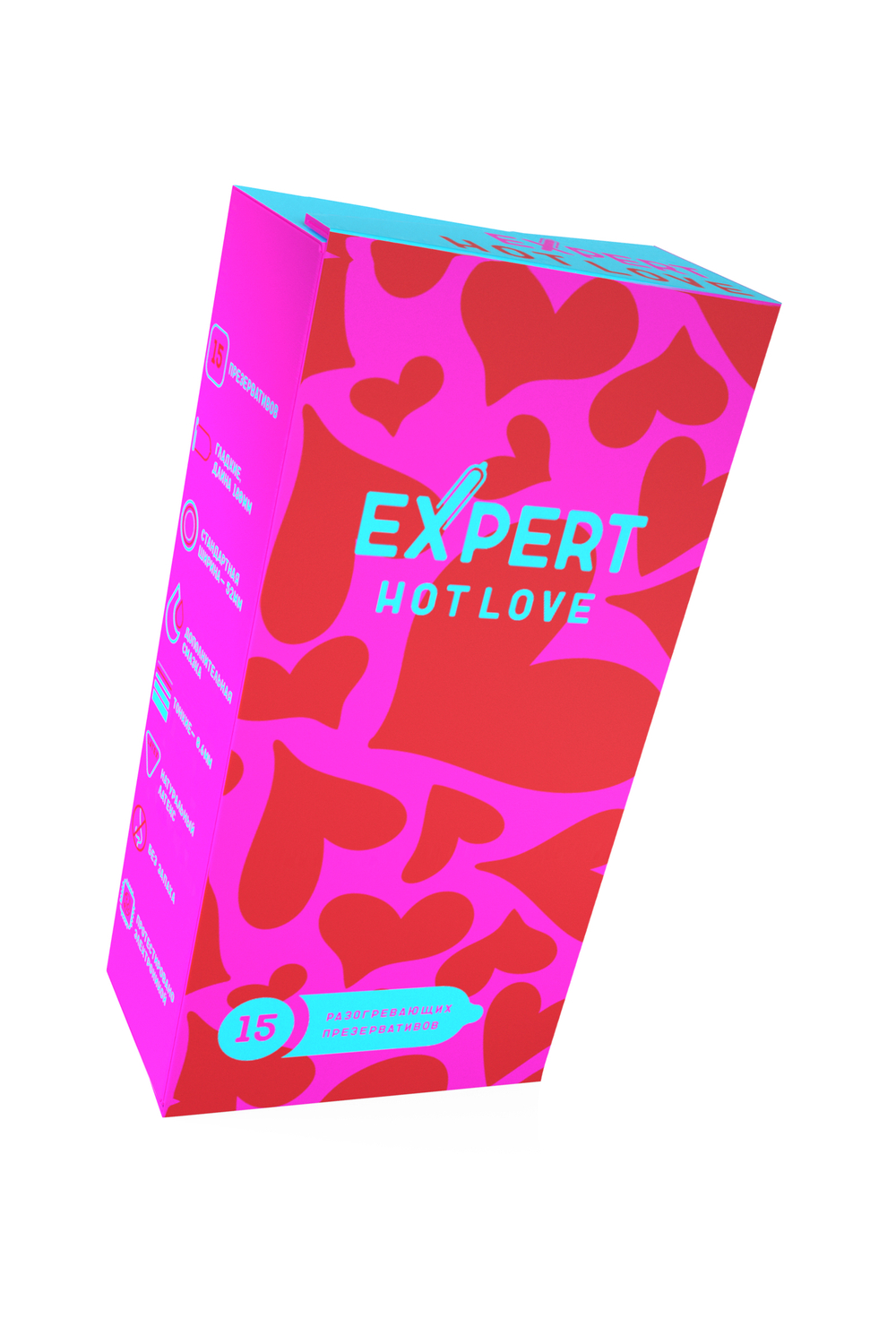 Презервативы Expert Hot Love с разогревающим эффектом №15