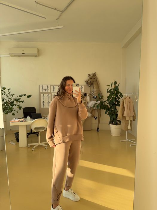 СВИТШОТ ЖЕНСКИЙ ФЛИН КАРАМЕЛЬНЫЙ