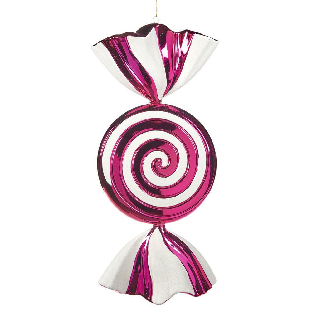 Большая розовая конфета