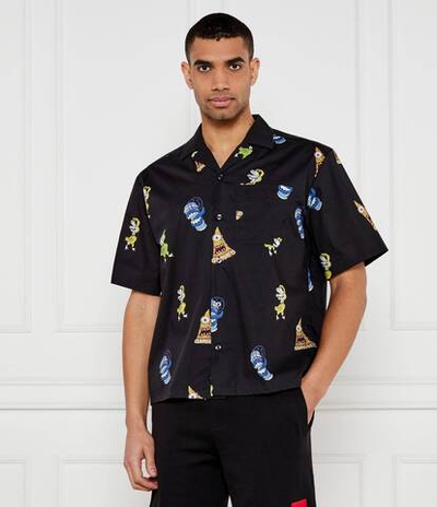 Рубашка Eligino Hugo Blue - черный(50534201)