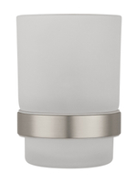 Стакан для зубных щеток с держателем WONZON & WOGHAND POLO, Брашированный никель (WW-8921-BN)