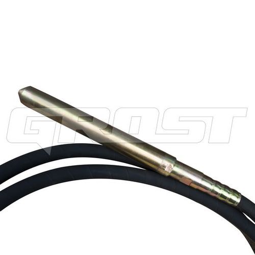 Гибкий вал с вибронаконечником GROST VGV 6/45 - [45 мм / 6 м / резьбовое крепление]