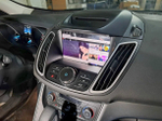 Магнитола для Ford Kuga 2 2017-2019 (SYNC 3) - Carmedia SF-9203-2 (рамка 9") QLed+2K, Android 12, TS10, CarPlay, 4G SIM-слот