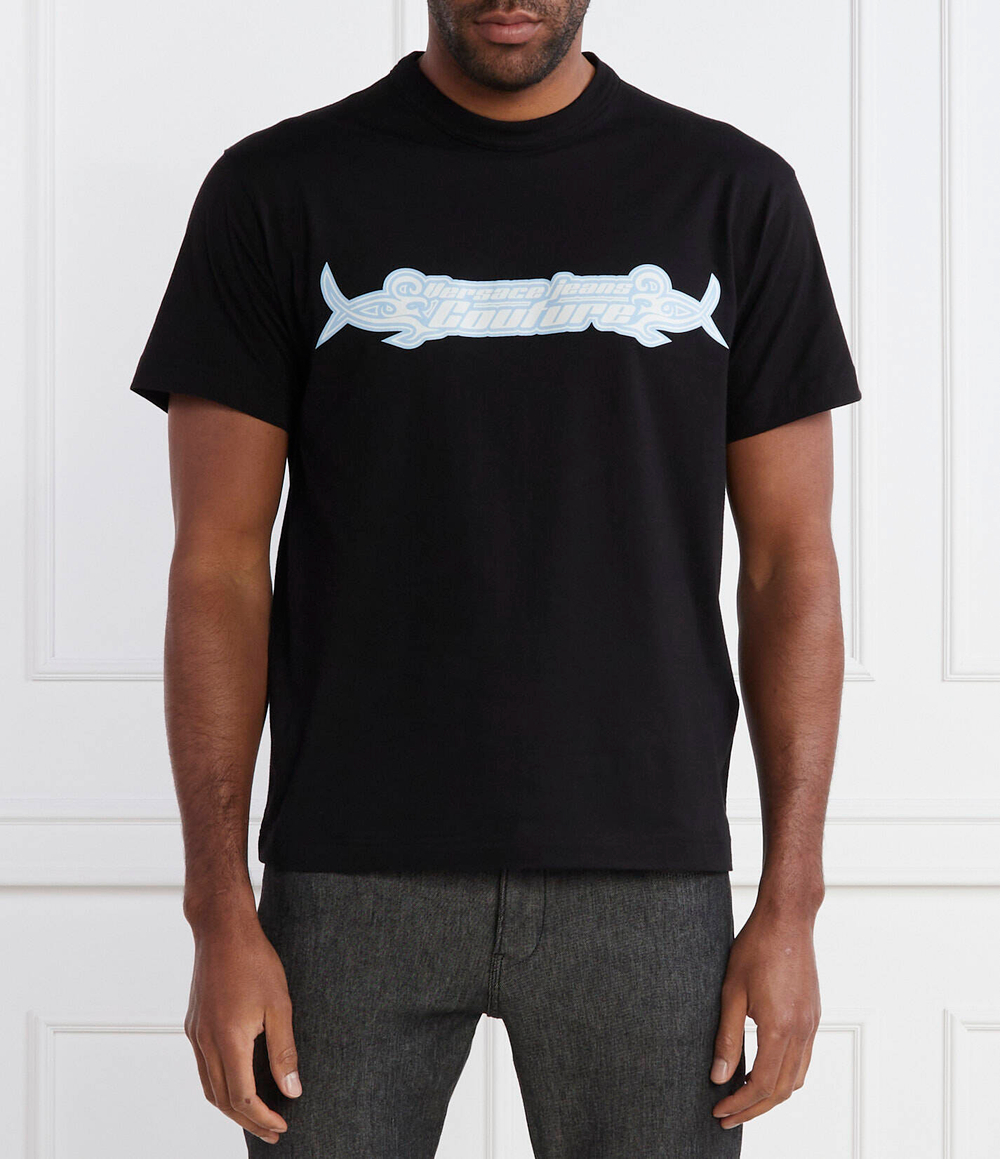 Футболка Versace Jeans Couture - черный(76GAHC02CJ01C)