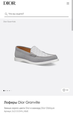 Лоферы Christian Dior