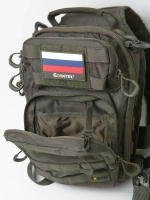 Тактический Рюкзак-сумка GONGTEX однолямочный Олива