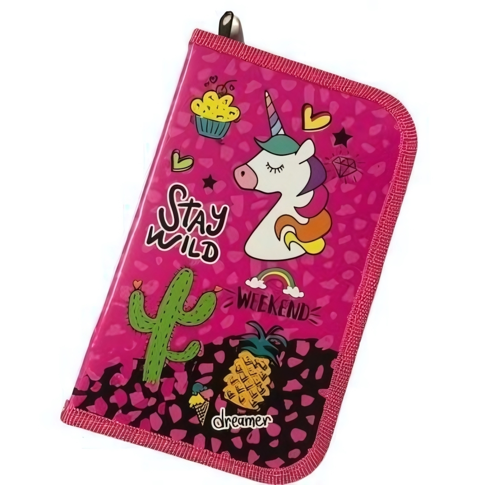 Пенал 1-секц, 190х115 "Единорог-6" (ПН-8450) (Проф-Пресс)