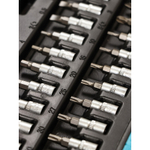 Набор слесарных инструментов Bartex, 1/4", CrV сталь, кейс, 57 пр, шт