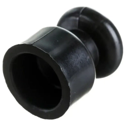 Изолятор для декоративного расположения витых проводов D 17,5 мм, H 22,5 мм "РЕТРО", 10шт, черный