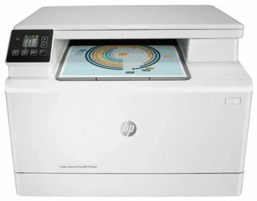 МФУ лазерное HP Color LaserJet Pro MFP M182n, цветн., A4, белый