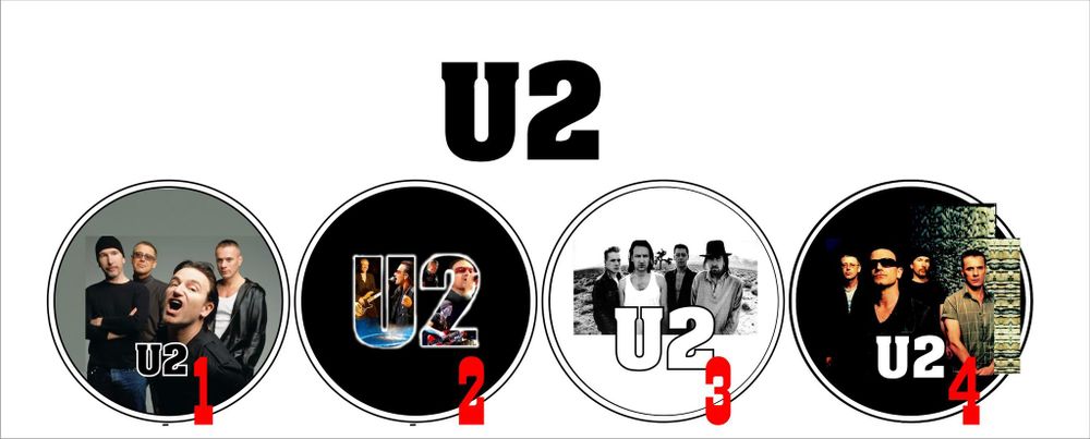 Значок U2 ( в ассортименте )