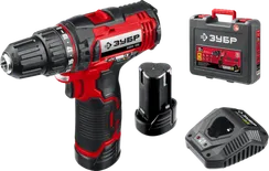 Аккумуляторная дрель-шуруповерт ЗУБР ДШЛ-125-22